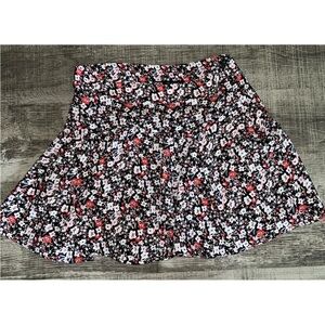 Zara Skirt Size M Medium Multicolored Floral